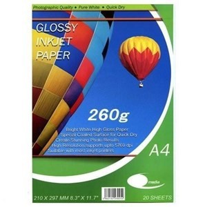 Neo Brand 260gsm Gloss Paper (20 sheets) - esunrise