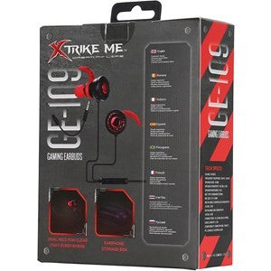 Xtrike Me Gaming Multi-Platform, Dual-MIC Earbuds GE-109