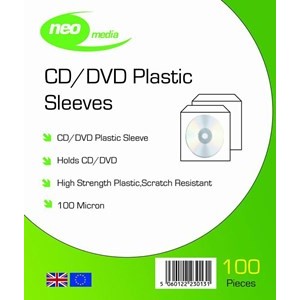 100 Micron Neo PVC Sleeves (100)