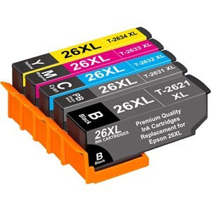 Epson Premium Compatible Cartridges Replacement T2621-T2634 Ink - computer accessories wholesale uk