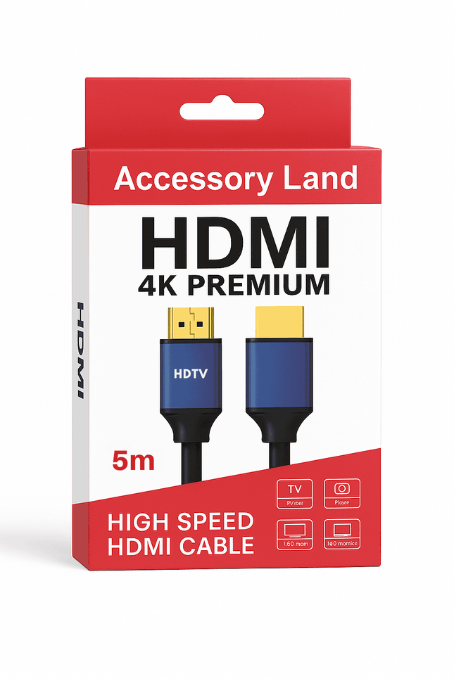 4K HDMI High Speed 2.0 Cable with Ethernet - 5 Metres - eSunrise Wholesale