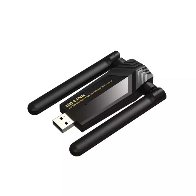 LB-LINK WDN1300H AC1300 Dual-Band USB 3.0 Wi-Fi Adapter - High-Gain Antennas