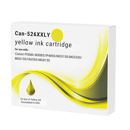 Canon 525XXL/526XXL Compatible Ink Cartridges - High-Capacity & Standard Blacks, 3-Colour Singles & 5-Colour Box Set