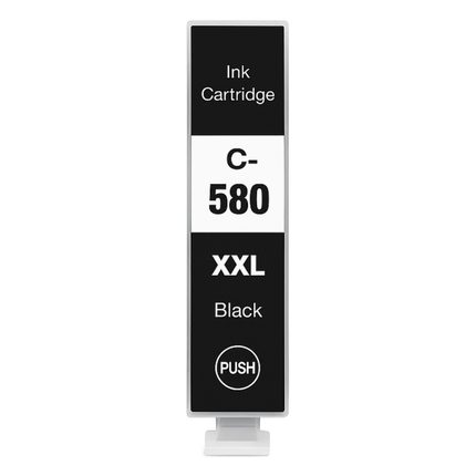 Canon 580XXL/581XXL Compatible Ink Cartridges - High-Capacity & Standard Blacks, 3-Colour Singles & 5-Colour Box Set