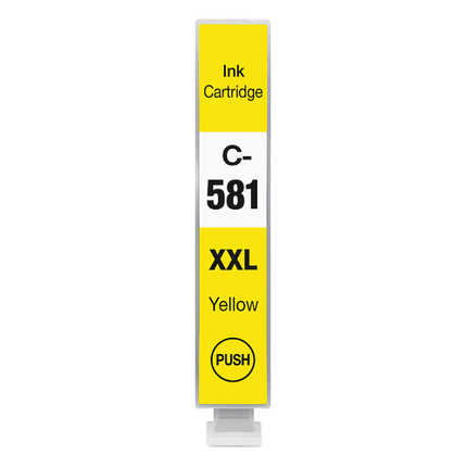 Canon 580XXL/581XXL Compatible Ink Cartridges - High-Capacity & Standard Blacks, 3-Colour Singles & 5-Colour Box Set