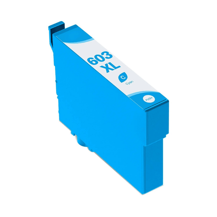 Cyan ink cartridge with '603XL' and 'C' label on a white background - for wholesale trade