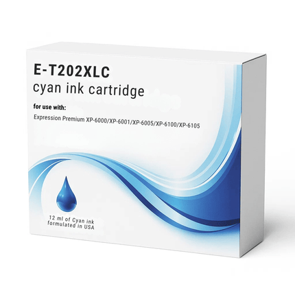 Epson E-T202XL Compatible Ink Cartridges - High-Capacity Singles & 5-Colour Box Set