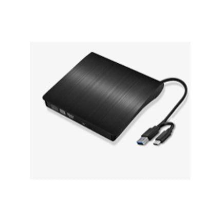 USB 3.0 & Type-C External DVD/CD Drive Writer – Ultra-Slim Brushed Finish Portable Optical Drive (Read / Write / ReWrite)