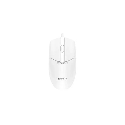 XTrike Me GM-124 WH Optical Mouse - 3-Button, 1000 DPI, USB (White)