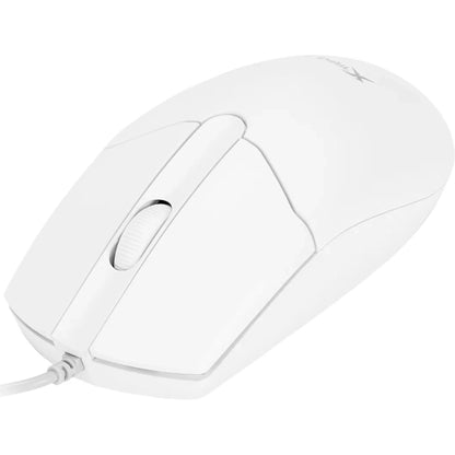 XTrike Me GM-124 WH Optical Mouse - 3-Button, 1000 DPI, USB (White)