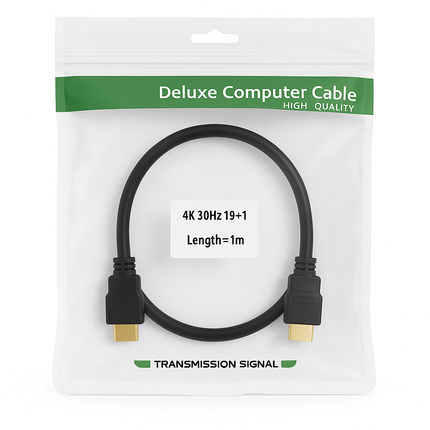 HDMI 1.4 Cable - 4K 30Hz Gold Plated (1m-30m)