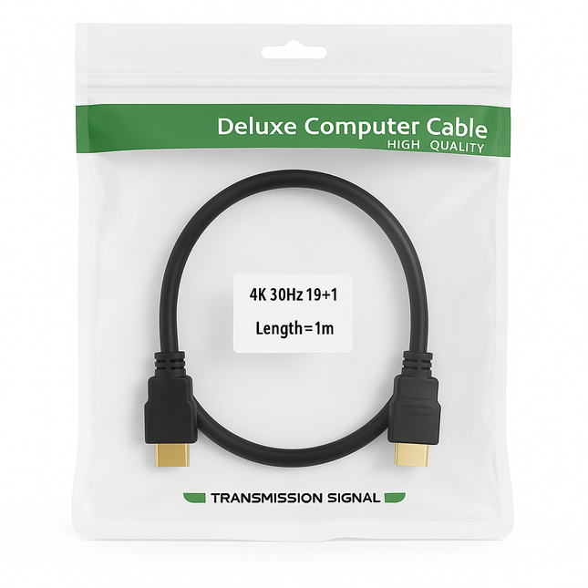 HDMI 1.4 Cable - 4K 30Hz Gold Plated (1m-30m)