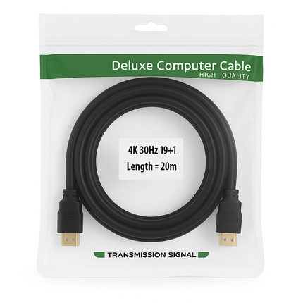 HDMI 1.4 Cable - 4K 30Hz Gold Plated (1m-30m)