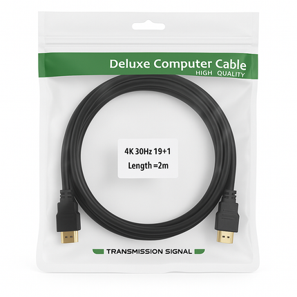 HDMI 1.4 Cable - 4K 30Hz Gold Plated (1m-30m)
