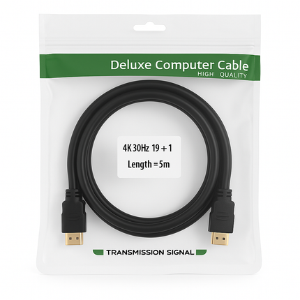HDMI 1.4 Cable - 4K 30Hz Gold Plated (1m-30m)