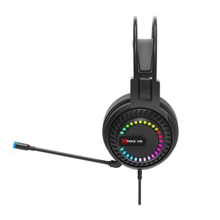 XTrike Me HP-318 Stereo Gaming Headset - RGB Backlight, 50mm Drivers