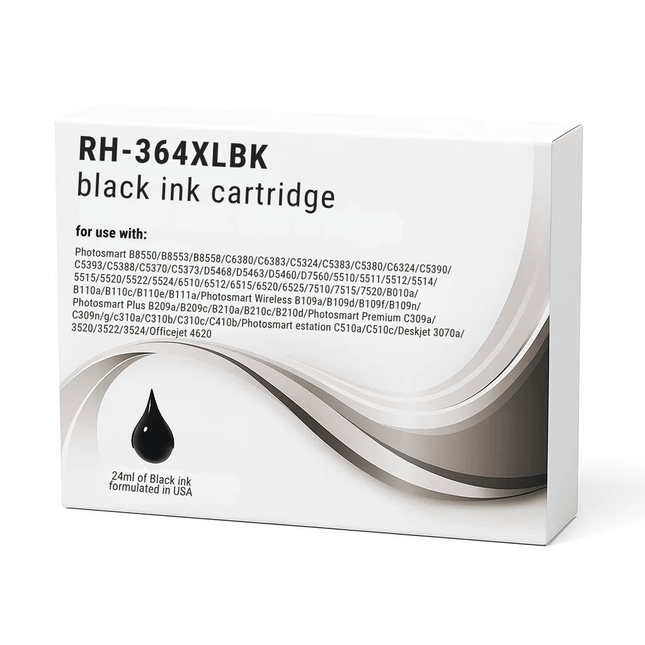 HP 364XL Compatible Ink Cartridges - High-Yield Singles & 4-Colour Box Set