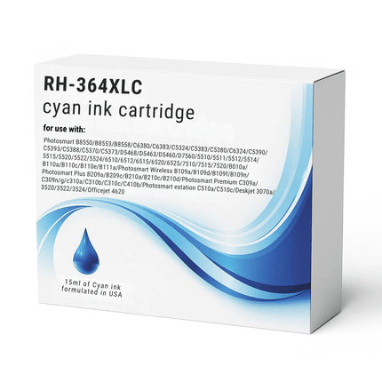 HP 364XL Compatible Ink Cartridges - High-Yield Singles & 4-Colour Box Set