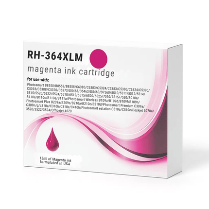 HP 364XL Compatible Ink Cartridges - High-Yield Singles & 4-Colour Box Set