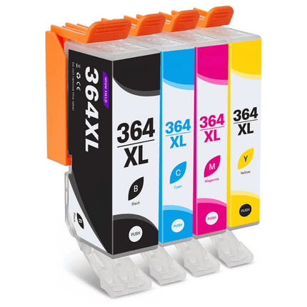 HP 364XL Compatible Ink Cartridges - High-Yield Singles & 4-Colour Box Set
