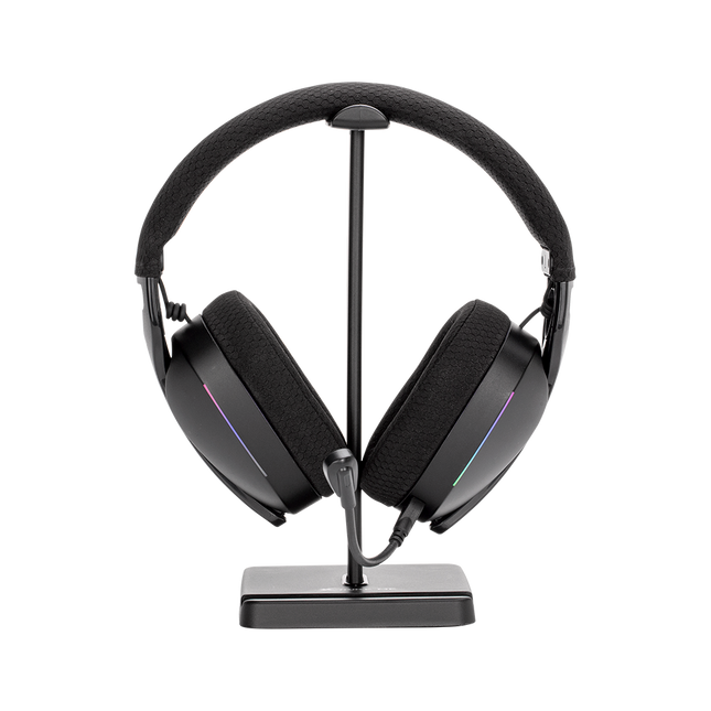 XTrike Me HT-08 BK Headset Stand with Phone Holder - Detachable, Black