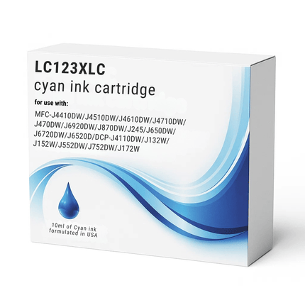 Brother LC123XL Compatible Ink Cartridges - High-Yield Singles & 4-Colour Box Set