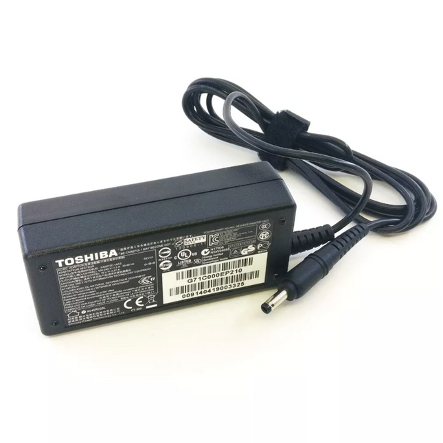 Toshiba ORIGINAL 45W Laptop Charger 19V 2.37A 4.0x1.7mm - Genuine Replacement Power Adapter