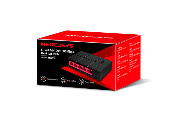 Mercusys 5 port 1000 Gigabit switch (MS105G)