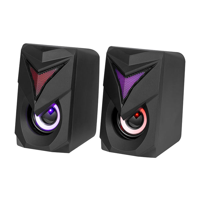 XTrike Me SK-405 2.0 Stereo Speakers - 6W, RGB Backlight, USB Powered