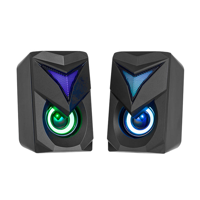 XTrike Me SK-405 2.0 Stereo Speakers - 6W, RGB Backlight, USB Powered