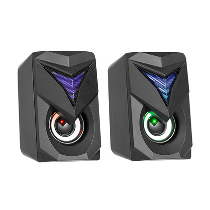 XTrike Me SK-405 2.0 Stereo Speakers - 6W, RGB Backlight, USB Powered
