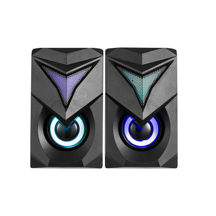 XTrike Me SK-405 2.0 Stereo Speakers - 6W, RGB Backlight, USB Powered