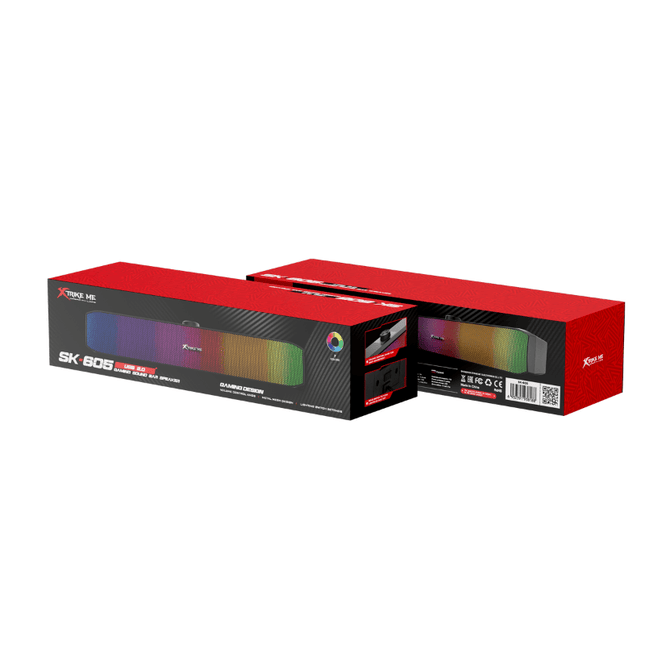 XTrike Me SK-605 Stereo USB Gaming Speaker - LED, 3W, 3.5mm Jack
