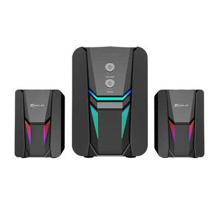 XTrike Me SK-612 2.1 RGB Gaming Speaker System - 11W, Powerful Bass