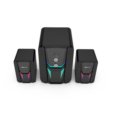 XTrike Me SK-612 2.1 RGB Gaming Speaker System - 11W, Powerful Bass