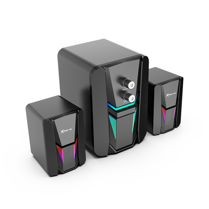 XTrike Me SK-612 2.1 RGB Gaming Speaker System - 11W, Powerful Bass