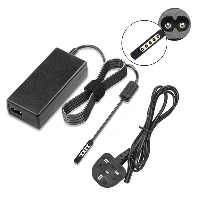 Microsoft Compatible Laptop Charger - 12V 3.6A 3.5x0.4mm Tip