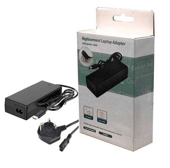 USB-C Type Laptop Charger - 65W PD Fast Charge, Multi-Brand Compatible