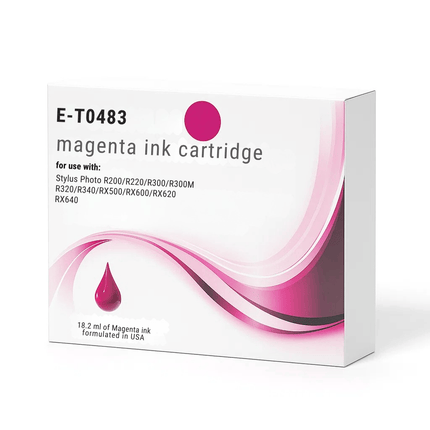 Epson T048 Compatible Ink Cartridges - High-Capacity 6-Colour Set & Singles