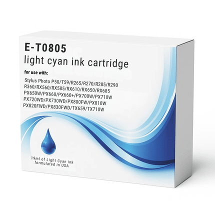 Epson T080 Compatible Ink Cartridges - High-Capacity 6-Colour Set & Singles