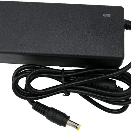 Black power adapter with cable on a white background - Acer 19V, 3.42A, 5.5x1.7mm tip - for wholesale trade
