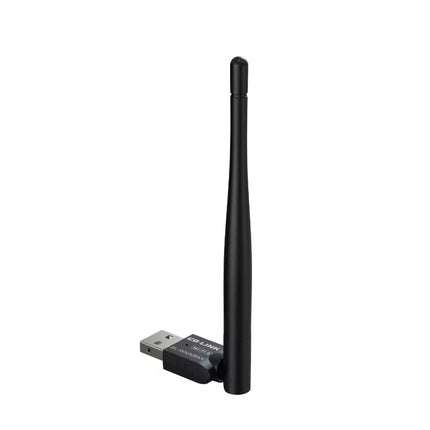 LB-Link AX300 Black USB WiFi adapter with antenna on a white background - eSunrise trade