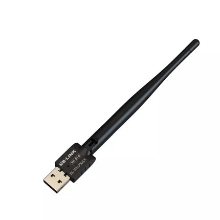 LB-Link AX300 Black USB WiFi adapter with antenna on a white background - eSunrise wholesale