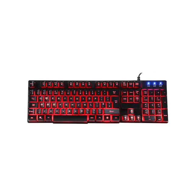 CiT Builder Full Size RGB Gaming Keyboard - UK Layout, USB