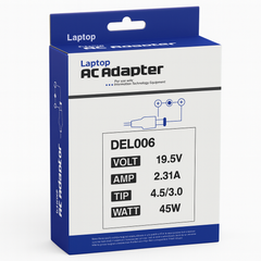 dell compatible charger box showing the charger/laptop requirements - eSunrise Wholesale