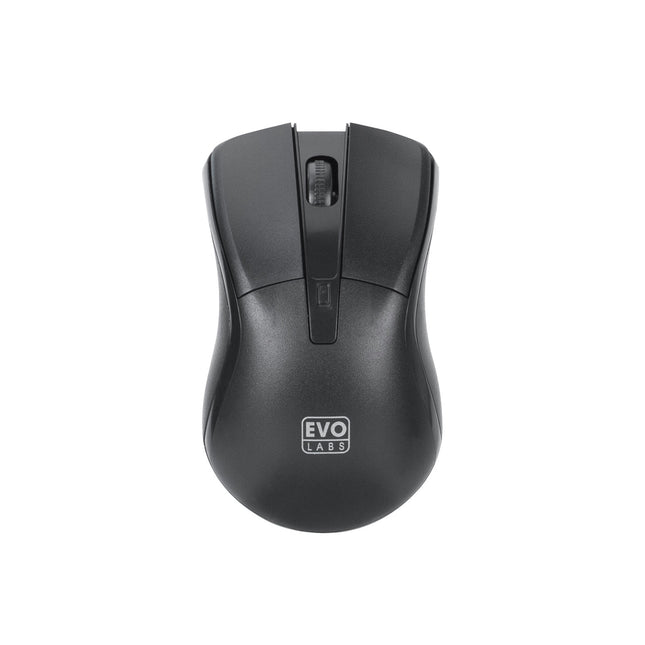 Evo Labs CM-500UK USB Keyboard & Mouse Set - Full Size, Black