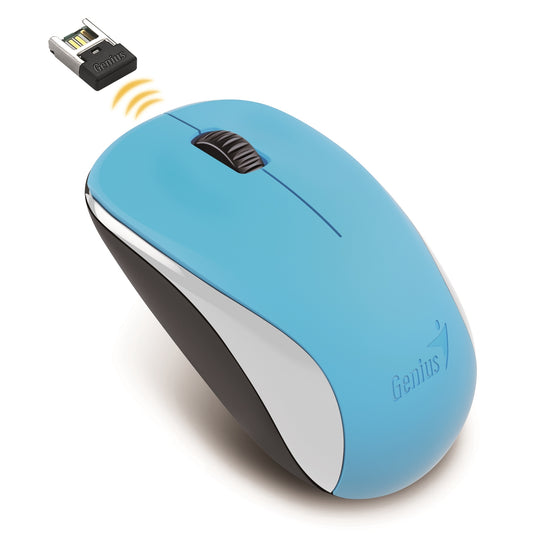 Genius NX-7000 Wireless Mouse - 2.4GHz, 1200 DPI, Blue