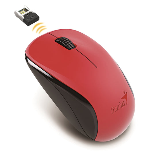 Genius NX-7000 Wireless Mouse - 2.4GHz, 1200 DPI, Red