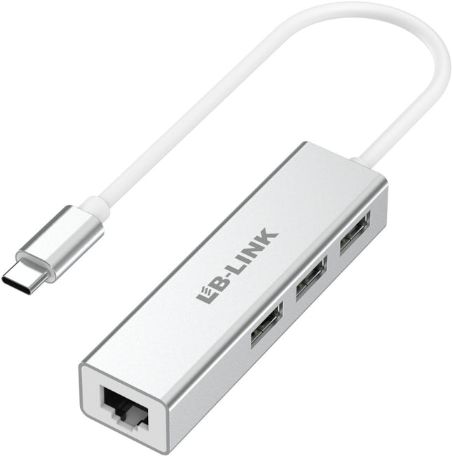 LB-LINK CH430F USB Type-C 4-in-1 Hub with USB 3.0 and Fast Ethernet