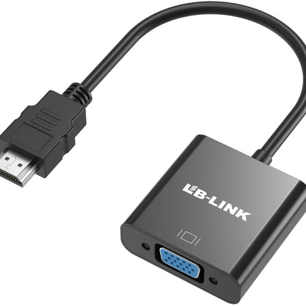 LB-LINK H200 HDMI-Compatible to VGA Adapter with 1080p Full HD Support